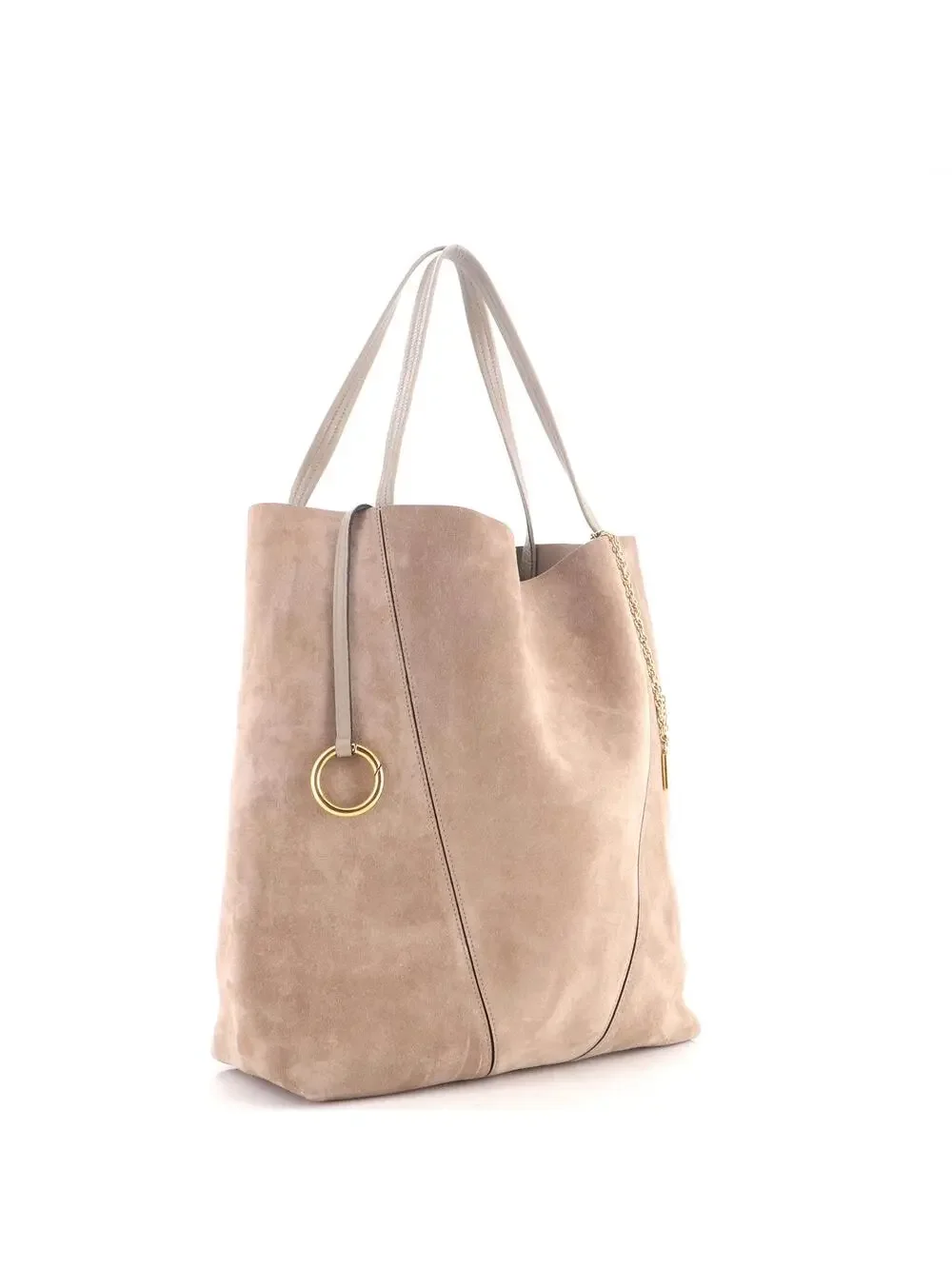 Chloe Spin Tote Suede Large #340869C10B
